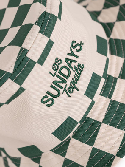 Tequila & Tennis Bucket Hat - Off White / Checkered