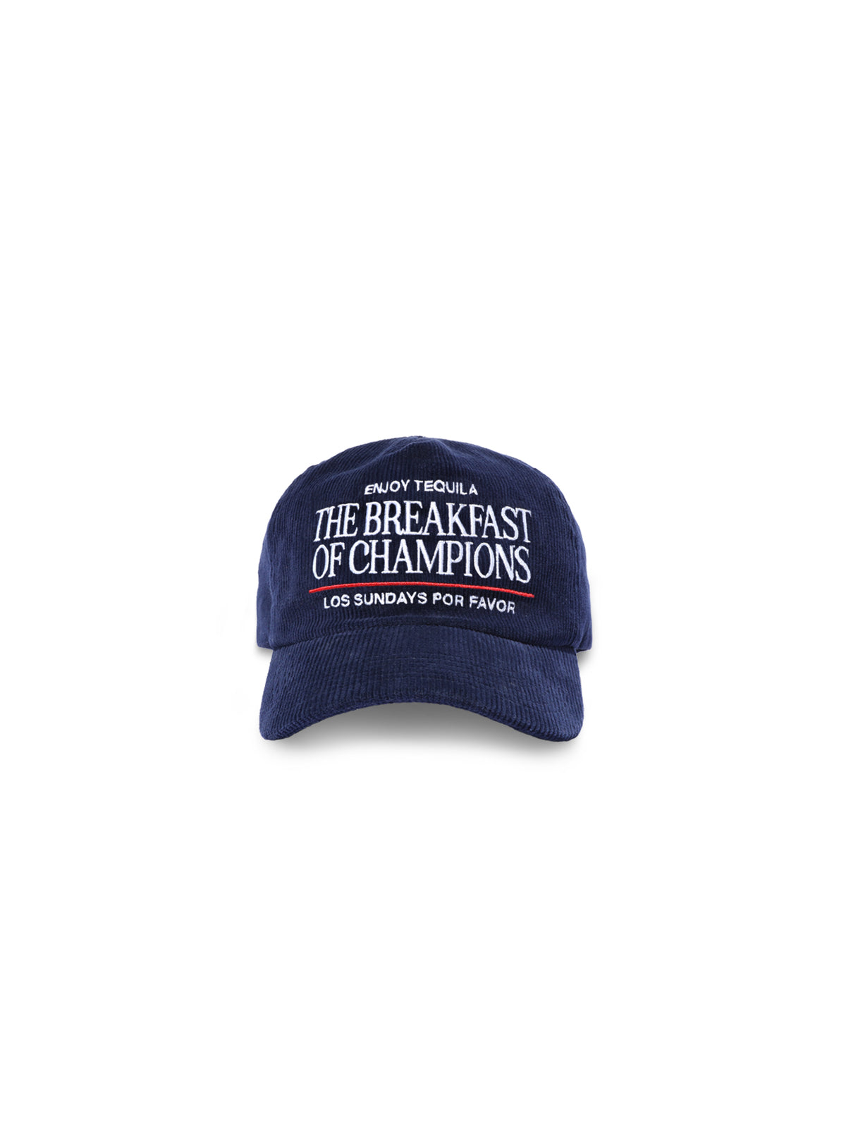 Anthropologie Corduroy Baseball Cap Club Calabasas Tennis Camp Navy Unisex NWOT Bagouve Artwear - Crest Corduroy Hat Navy, Unisex, Cotton  main image 4