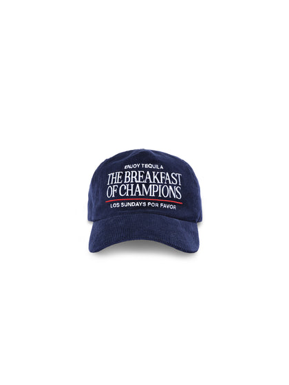 The Breakfast Corduroy Cap - Navy