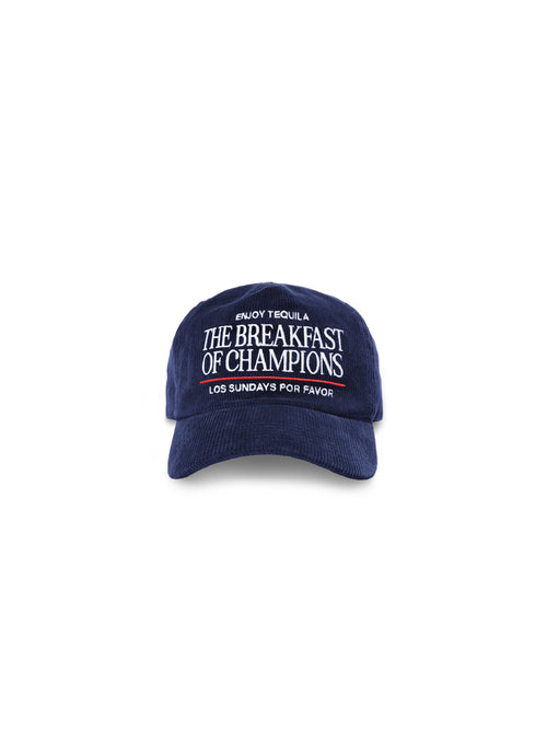 The Breakfast Corduroy Cap - Navy
