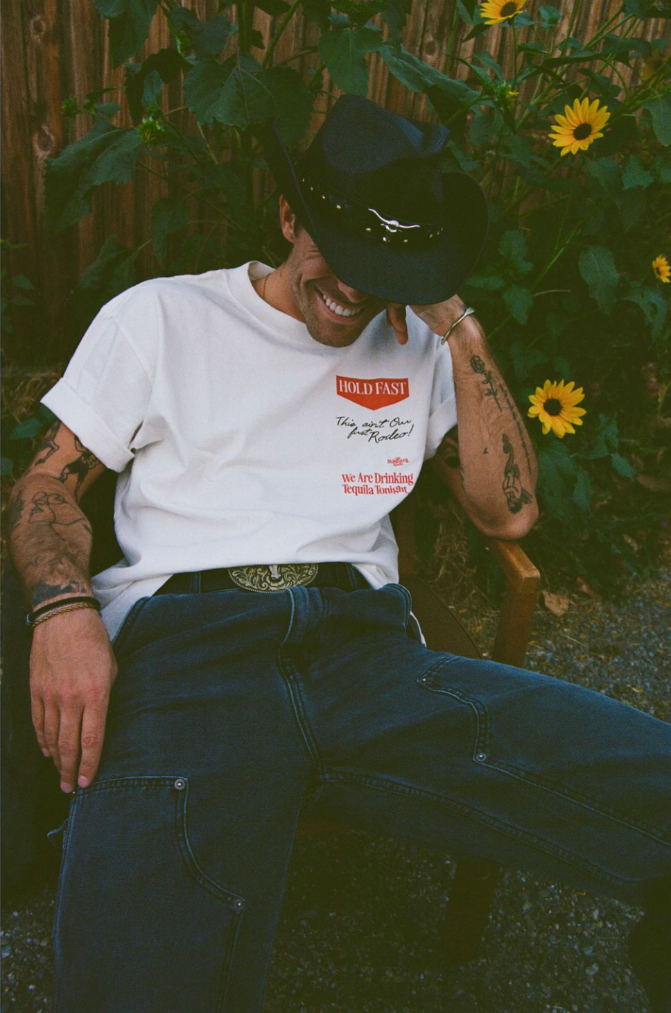 The Hold Fast Tee - Blanc White