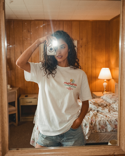 Manana Margarita Club Tee - Blanc White