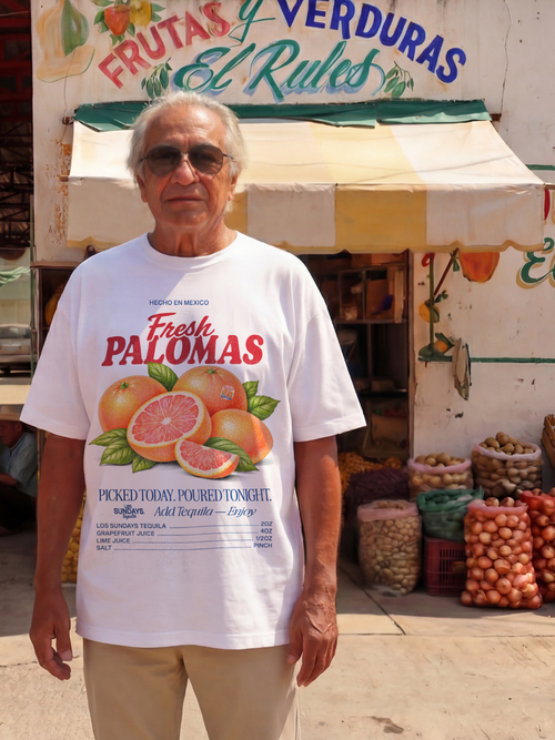 The Market Tee - Blanc White