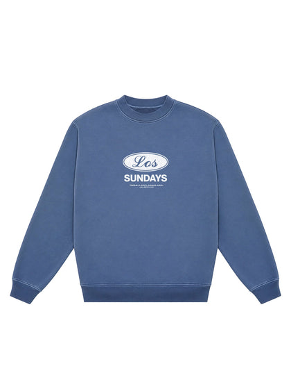 Genuine Crewneck - Bering Sea / White