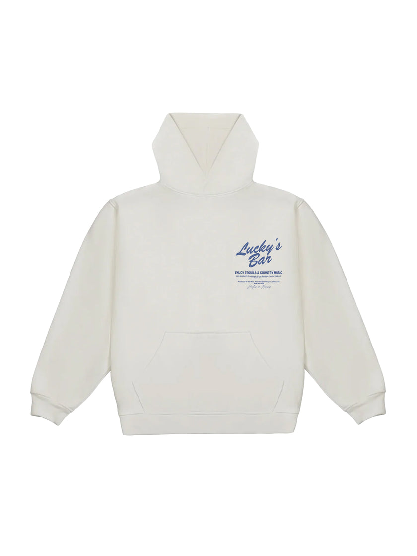 Lucky's Hood - White/Navy