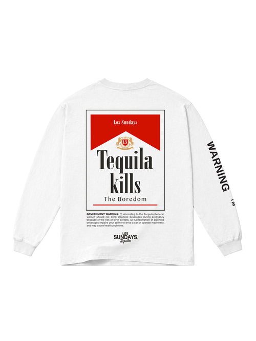 The Kills Two L/S Tee - Blanc White