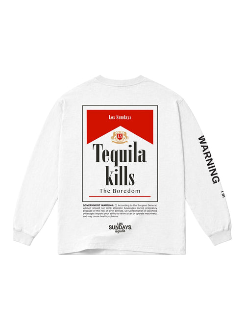 The Kills Two L/S Tee - Blanc White