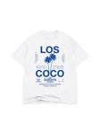 Los Coco Tee - Blanc White / Blue