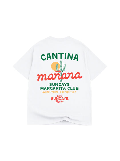 Manana Margarita Club Tee - Blanc White