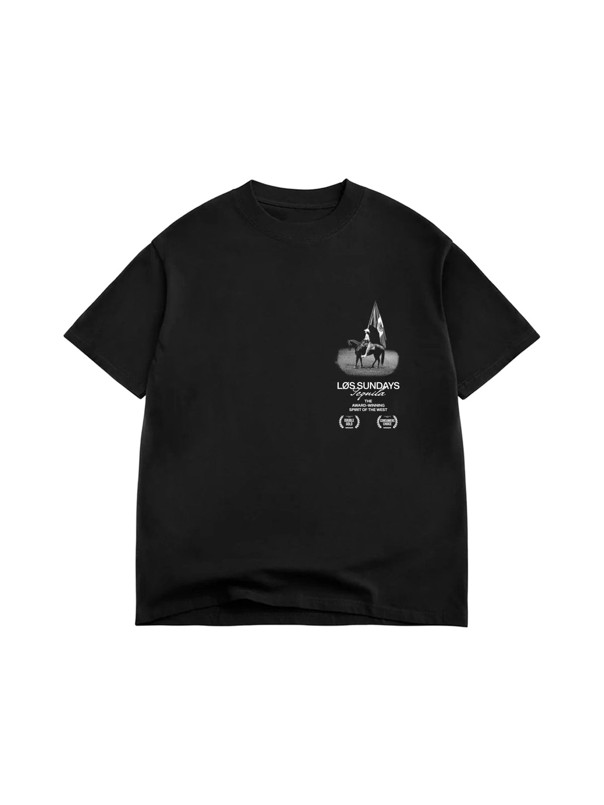 The Rodeo Queen Tee - Black / White
