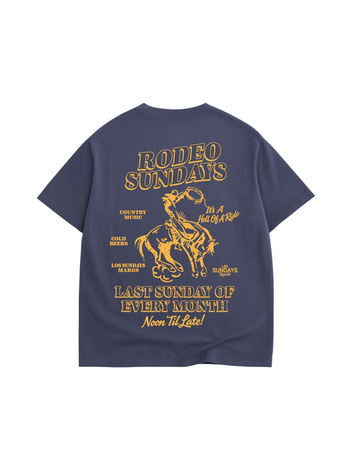 The Rodeo Sundays Tee - Navy