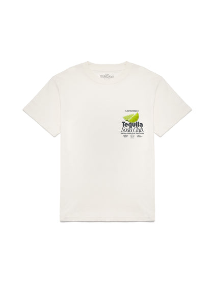 The Tequila Soda Club Tee - Blanc White