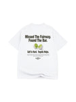 The Fairway Tee - Blanc White / Black