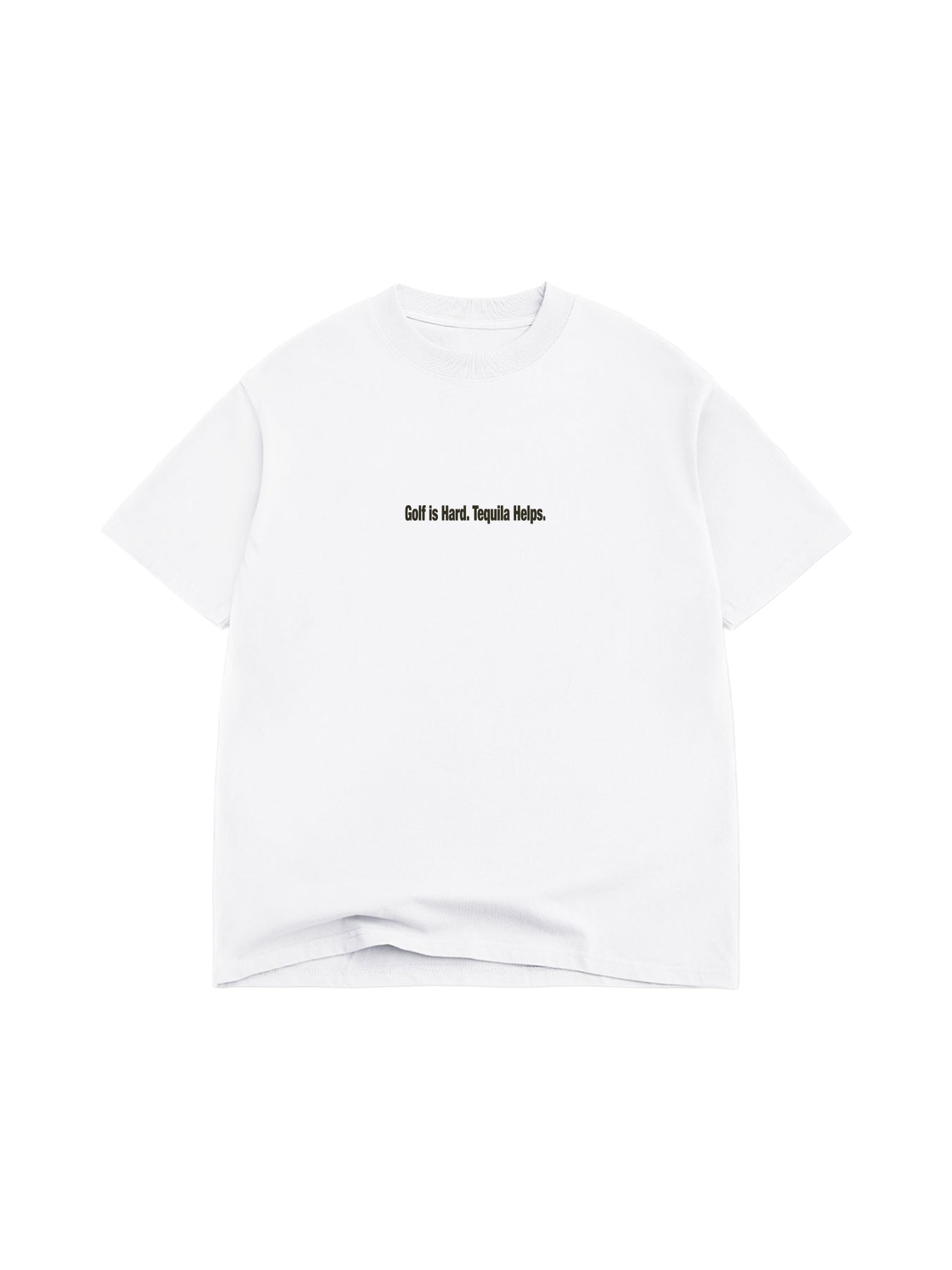 The Fairway Tee - Blanc White / Black | Løs Sundays
