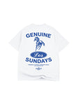 The Genuine Tee - Blanc White / Blue