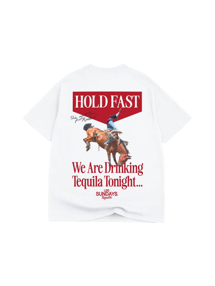 The Hold Fast Tee - Blanc White