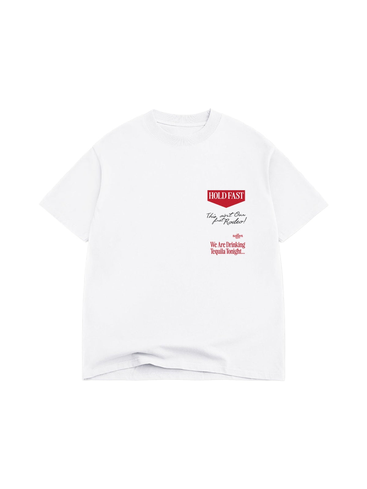 The Hold Fast Tee - Blanc White