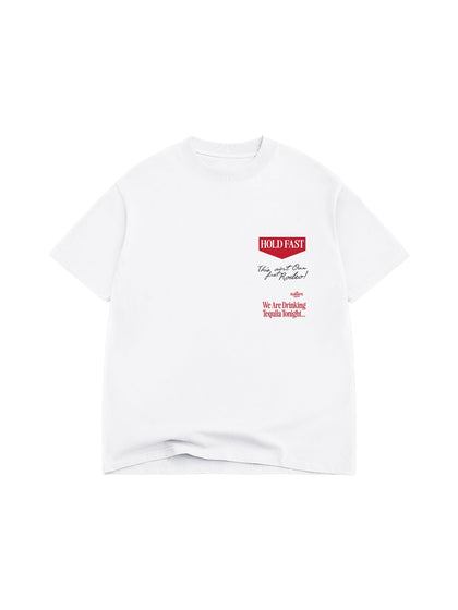 The Hold Fast Tee - Blanc White