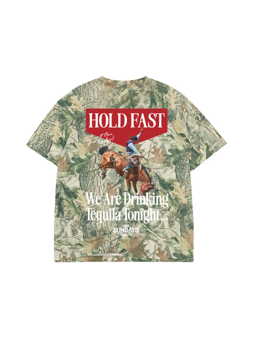 The Hold Fast Tee - Camo/White