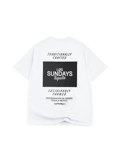 The Origin Tee - Blanc White/Black