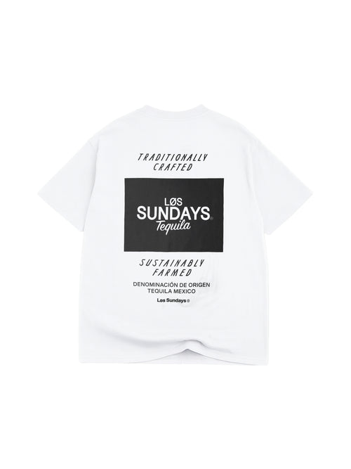 The Origin Tee - Blanc White/Black