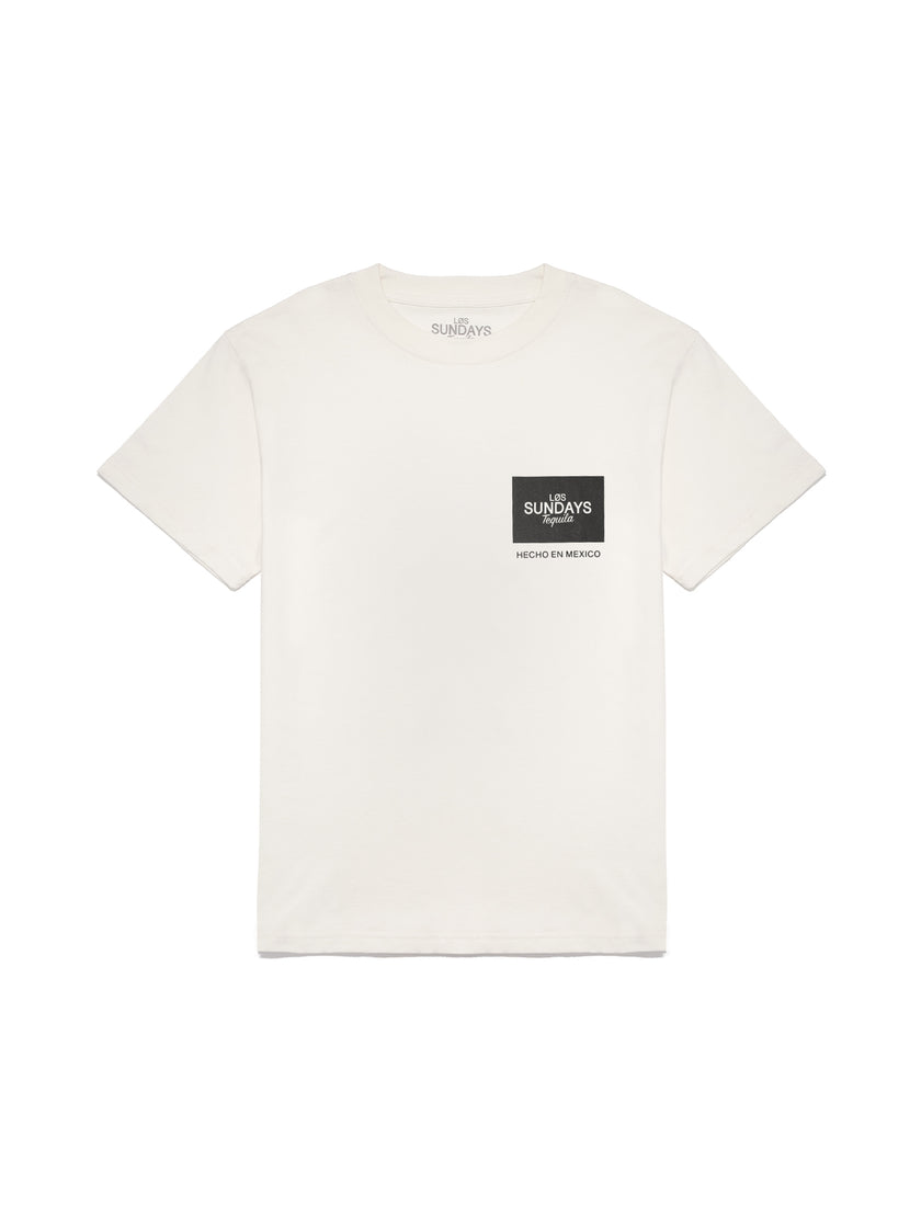 The Origin Tee - Blanc White/Black