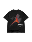 The Volcano Tee - Black / White