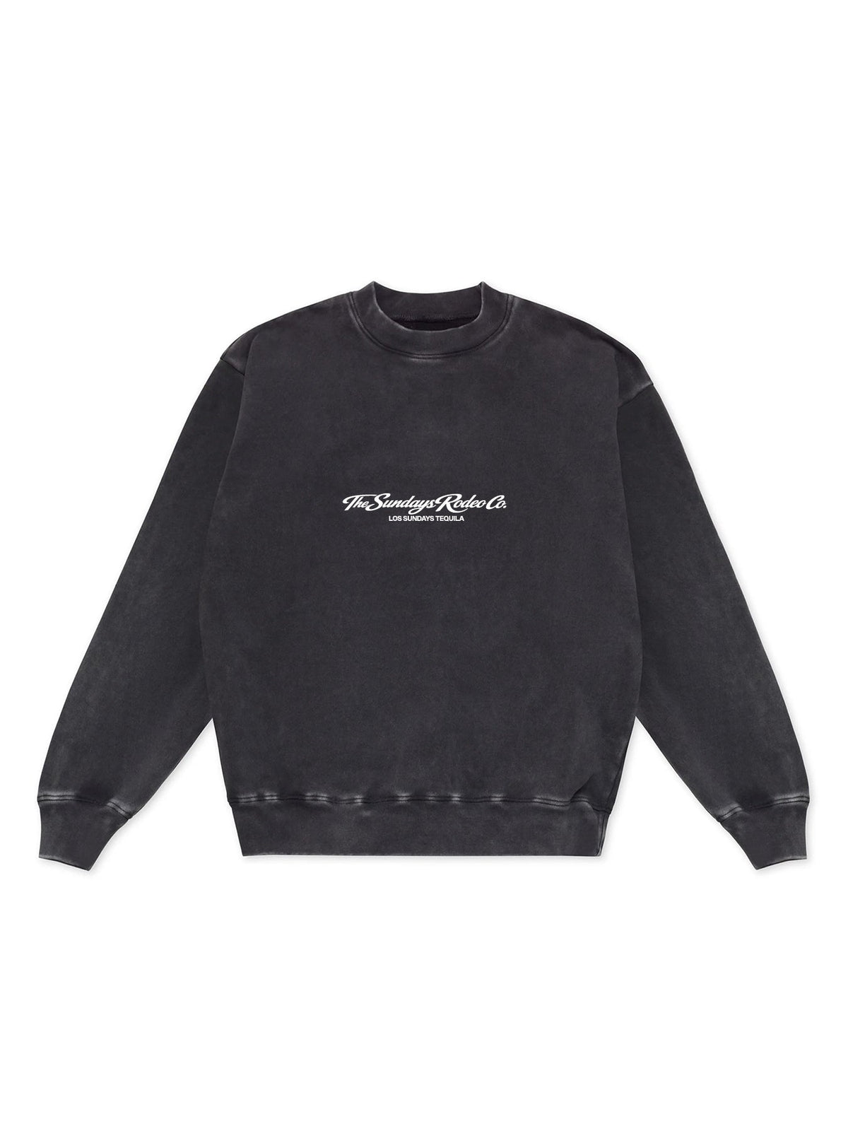 The Easy Rider Crewneck - Vintage Black / White