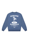 Genuine Crewneck - Bering Sea / White