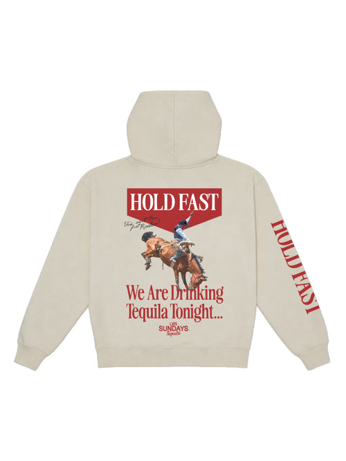 The Hold Fast Hood - Natural / Red