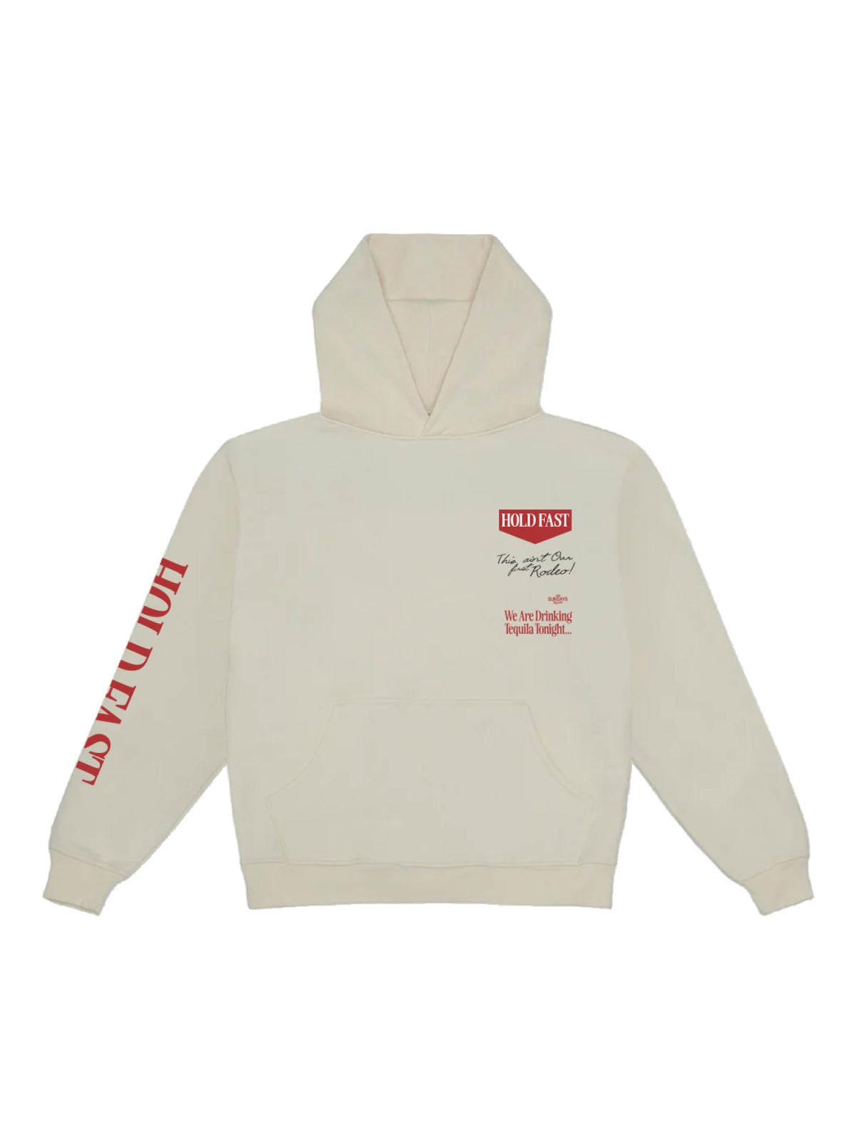 The Hold Fast Hood - Natural / Red