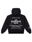 The Number 4 Hood - Black / White