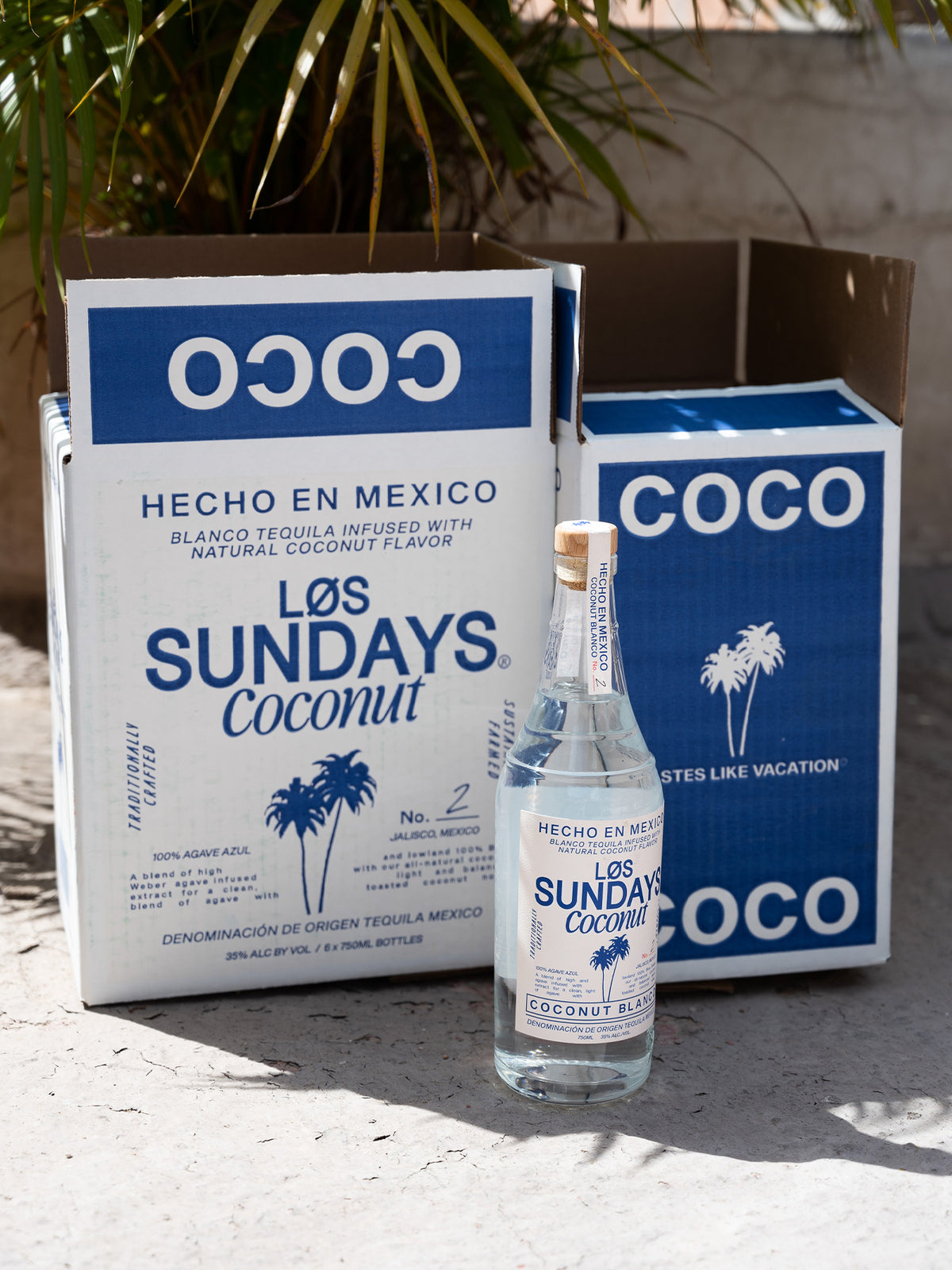 Los Sundays Tequila Coconut Blanco - 750ML