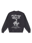 The Easy Rider Crewneck - Vintage Black / White