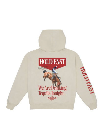 The Hold Fast Hood - Natural / Red