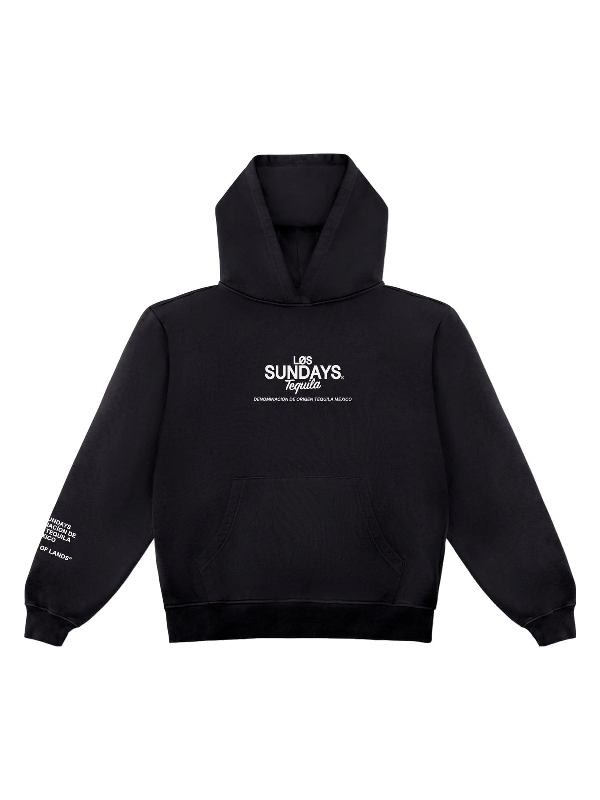 The Number 4 Hood - Black / White