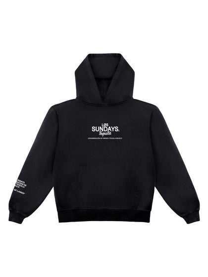 The Number 4 Hood - Black / White