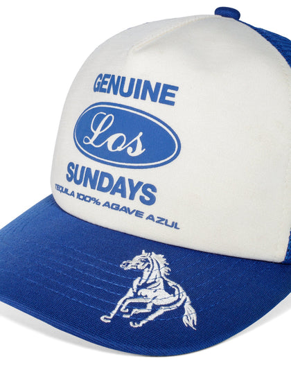 Genuine Trucker Hat - Royal / Bone