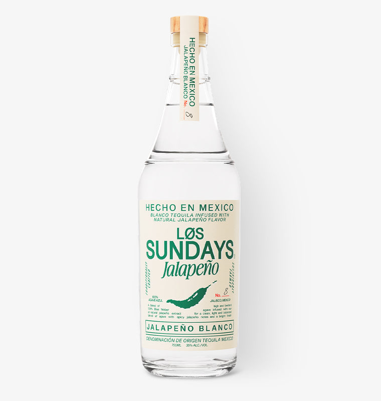 Los Sundays Tequila Jalapeño Blanco - 750ML