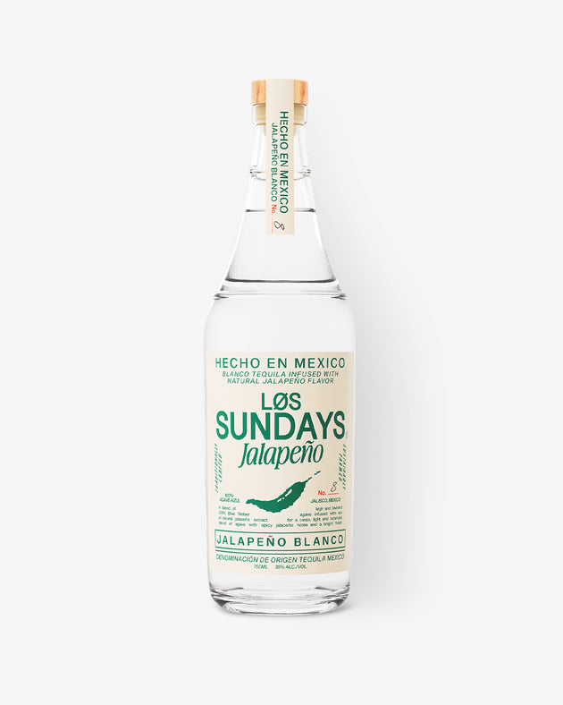 Los Sundays Tequila Jalapeño Blanco - 750ML