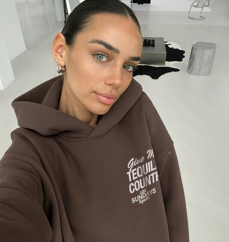Tequila & Country Music Hood - Cub/White