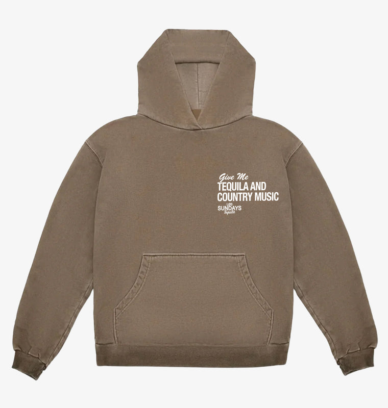Tequila & Country Music Hood - Cub/White