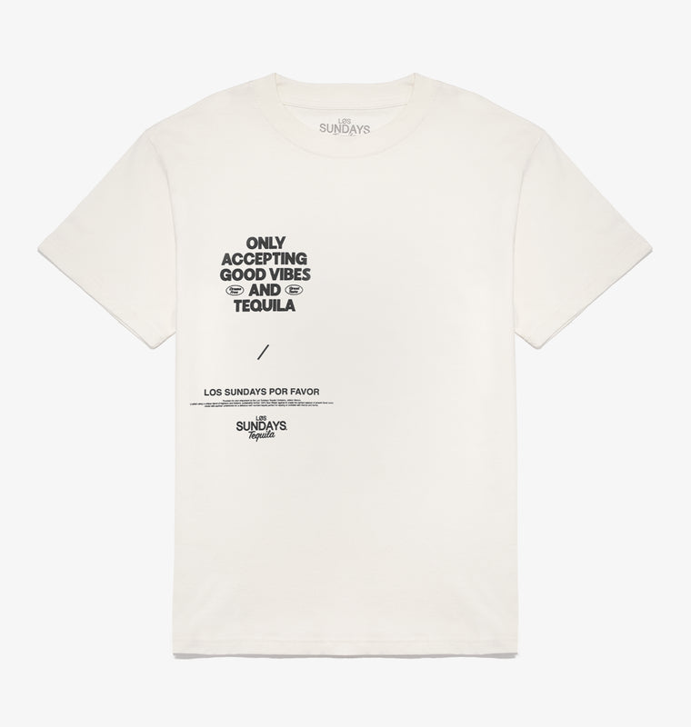 The Drama Free Tee - White/Black