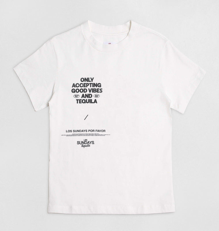 The Drama Free Tee - White/Black