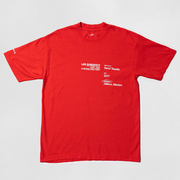 The Send Tequila Tee - Red