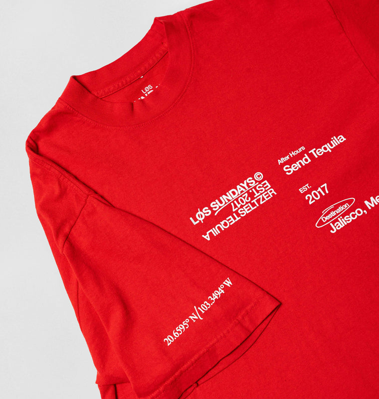 The Send Tequila Tee - Red