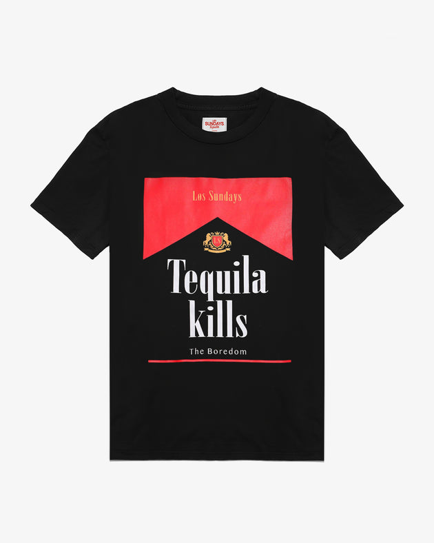 The Tequila Kills Tee - Black/Red