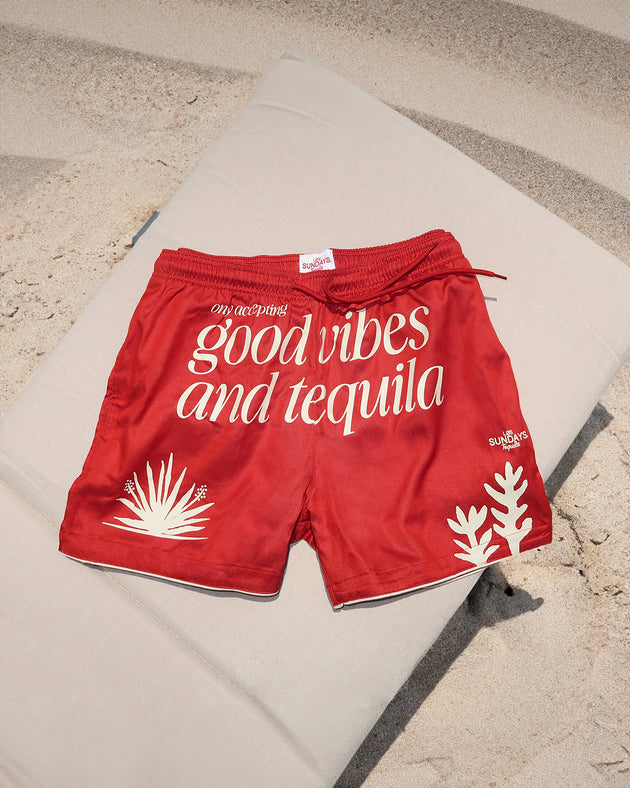 The Good Vibes Swim Trunks