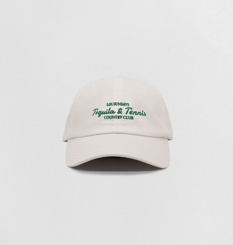 TEQUILA & TENNIS COUNTRY CLUB DAD CAP - BONE