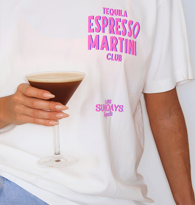The Espresso Martini Tee - Blanc White